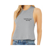 Hold The Sugar Darling Grey Tank Top