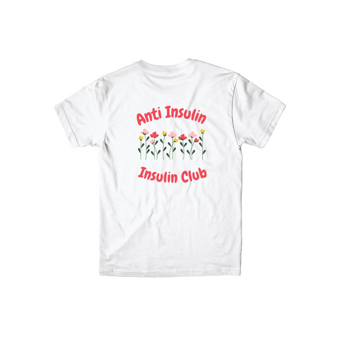Anti Insulin Insulin Club Foral T-Shirt