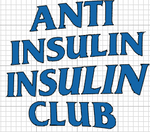 Anti Insulin Insulin Club Custom Sticker