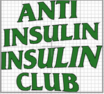 Anti Insulin Insulin Club Custom Sticker