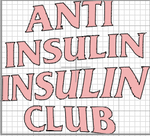 Anti Insulin Insulin Club Custom Sticker