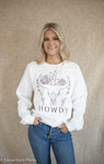 Howdy Cow Skull Crewneck