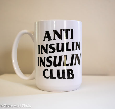 Anti Insulin Insulin Club Customizable Coffee Mug