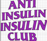 Anti Insulin Insulin Club Custom Sticker