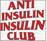 Anti Insulin Insulin Club Custom Sticker