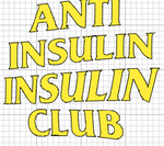 Anti Insulin Insulin Club Custom Sticker