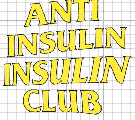 Anti Insulin Insulin Club Custom Sticker