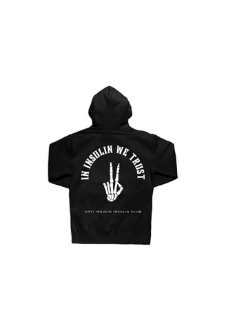 Kids In Insulin We Trust Black Hoodie