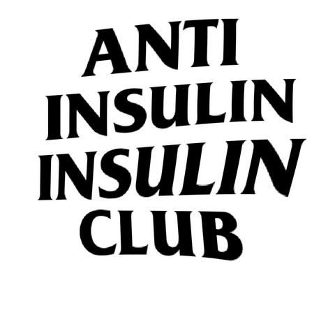 Anti Insulin Insulin Club Flagship Sticker